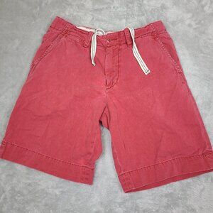 Polo by Ralph Lauren Red Shorts Size 33 Mens Chino Classic Mid Rise Cotton‎